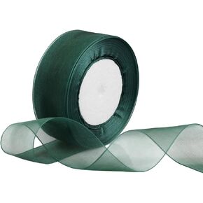 1.5 Inches Wide Sheer Organza Chiffon Ribbon for Gift Wrapping Bouquet Crafts,50 Yards/Roll (Gold) in Kuwait