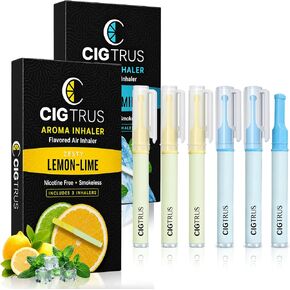 cigtrus Oral Fixation Natural Craving Relief for a Better Life | Help Replace The Habit of Holding | Flavored Air Support Aid | Citrus Mint & ICY Peppermint 3 Each in Kuwait
