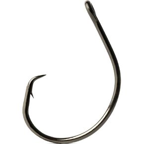 Mustad Demon Perfect Circle، سلك رفيع 1X في الخط - مقاس نيكل أسود 3/0 - عبوة من 25 قطعة in Kuwait