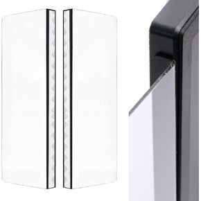 2 حزمة من لوحة مذكرة شاشة الكمبيوتر للشاشات بدون إطار، لوحة رسائل شاشة كبيرة مقاس 13.6 × 3.15 بوصة، حامل ملاحظات لاصق للشاشة ولوحة جانبية لليسار واليمين in Kuwait
