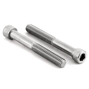 MewuDecor 5/16-18 x 1" (1/2" to 3" Available) Socket Head Cap Screws, Allen Socket Drive, Stainless Steel 18-8, Bright Finish, Full Thread, Pack of 25 in Kuwait
