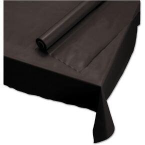 Hoffmaster Plastic Roll Tablecover, 40" X 100 Ft, Black in Kuwait