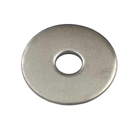 DGOL 40 pcs 3/8 x1-3/16 inch 304 Stainless Steel Fender Washer, Outer Diameter 1-3/16 inch Flat Washers in Kuwait