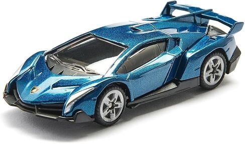 Siku 1485, Lamborghini Veneno, Metal/Plastic, Toy car for Children, Dark Blue, Rubber Tyres in Kuwait