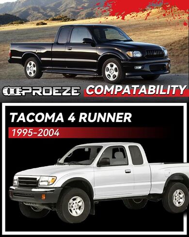 3" Front and 2" Rear Leveling Lift Kits for 1995-2004 Tacoma 2WD 4WD, 3inch Front Strut Spacers and 2inch Rear Lift Blocks with Extended U Bolts 6 Lug Wheel Bolt Pattern Only in Kuwait