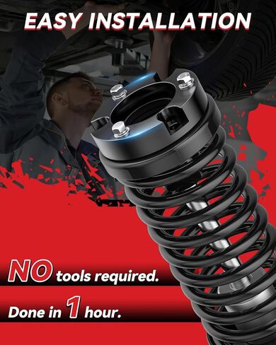 3" Front and 2" Rear Leveling Lift Kits for 1995-2004 Tacoma 2WD 4WD, 3inch Front Strut Spacers and 2inch Rear Lift Blocks with Extended U Bolts 6 Lug Wheel Bolt Pattern Only in Kuwait