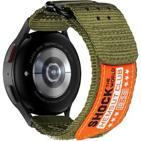 Quick Release Watch Band for Samsung Galaxy Watch 6/5/5 Pro/4/3/Gear S3/S2/Active 2, Hoop and Loop Nylon Strap for Amazfit GTS 4/4 Mini/3/2 /2e/2 mini, Bip 3 Pro/3/U Pro/Bip/Lite/S/S lite, GTR 2e/ GTR 2/ GTR 3 Pro/GTR 3/ GTR 4 in Kuwait