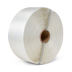 ESK Packaging® 1/2" Woven Poly Cord Strapping, 1500' Roll – 825 lbs Break Strength, Medium Duty, Weather-Resistant Flat Rope – Self-Dispensing Box in Kuwait