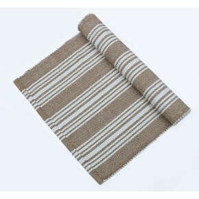 Hand Woven 100% Cotton Yoga Mat- Thick Handloom Made in India- for Gym Floor Exercise - Runner for Bedroom in Kuwait