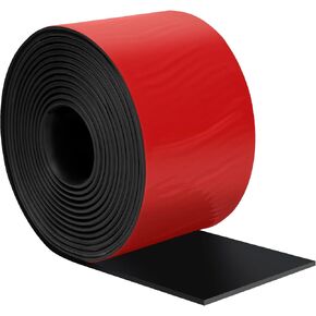 Self Adhesive Rubber Strips, Solid Neoprene Rubber Strips Rolls with Adhesive Backing, Self Stick Rubber Gasket Pads for DIY, Seals, 1" Wide x 1/8" Thick x 120" Long in Kuwait
