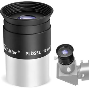 Alstar 1.25" 25mm Plossl Telescope Eyepiece - 4-Element Plossl Design - Threaded for Standard 1.25inch Astronomy Filters in Kuwait