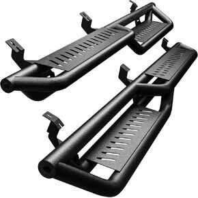 OEDRO 6.5'' Running Boards Compatible with 2018-2024 Jeep Wrangler JL & Unlimited 4 Door, Textured Black Side Step Rails Nerf Bars in Kuwait