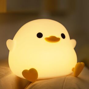 YuanDian Capybara Night Light - Adorable Gift for Women, Teen Girls, and Babies. Decorate Kids' Bedroom with Cute Silicone Capybara Nightlights in Kuwait