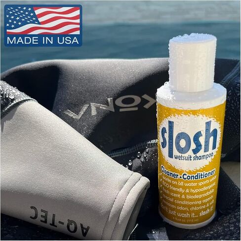 Just Add Water Jaws Slosh (Wetsuit Shampoo) 32 Ounce Cleaner Conditioner, Economy Size,32 oz./Economy,JAW1798ES in Kuwait