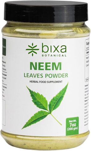 bixa BOTANICAL Neem Leaf Extract 3% Bitters Veg Capsules 60 Count (450mg), Ayurvedic Herb for Skin Cleanser, Herbal Supplement for Blood Purification & Immunity Booter in Kuwait