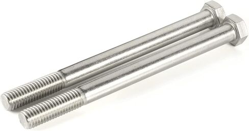 1/4-20 x 1-1/4“ Hex Head Bolts, Fully Threaded, Stainless Steel 304(18-8) Bolt, Black Oxide Finish, Quantity 20 in Kuwait