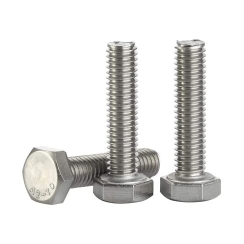 1/4-20 x 1-1/4“ Hex Head Bolts, Fully Threaded, Stainless Steel 304(18-8) Bolt, Black Oxide Finish, Quantity 20 in Kuwait