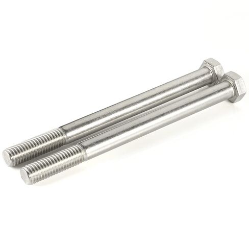 1/4-20 x 1-1/4“ Hex Head Bolts, Fully Threaded, Stainless Steel 304(18-8) Bolt, Black Oxide Finish, Quantity 20 in Kuwait