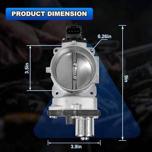 جسم خانق إلكتروني لحقن الوقود، محرك 5.4 لتر V8 متوافق مع Ford F-150 250 350 2004-2014 Expedition Lincoln Mark LT Navigator 8L3Z-9E926-A S20001 in Kuwait