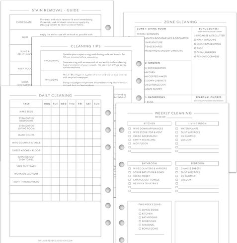 Monthly Tabbed Dividers for A5 Planners, fits Filofax, Kikki K, InkWell Press, Carpe Diem Planners, 6 Ring binder, 5.8" x 8.3" Modern (Planner Not Included) in Kuwait