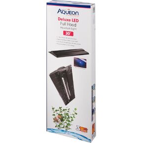 Aqueon Deluxe شفاط LED كامل - أسود - 20 بوصة in Kuwait