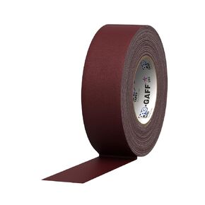 ProTapes Pro Gaff Premium Matte Cloth Gaffer's Tape With Rubber Adhesive, 11 mils Thick, 55 yds Length, 2" Width, Burgundy (Pack of 1) in Kuwait