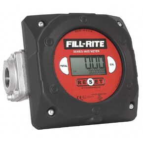 ملء رايت 900CD1.5 1-1/2 بوصة 6-40 GPM(23-151 LPM) جهاز قياس نقل الوقود الرقمي على شكل قرص Nutating in Kuwait