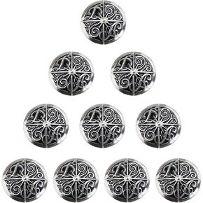 Duolai 10pcs Simple Art Life Tree Buttons Craft Leather Decorative Accessories Conchos Metal Stud Screw Back Rivet DIY Shoes Bag Belt in Kuwait