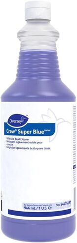 CREW 94476081 Super Blue Mild Acid Toilet Bowl Cleaner, Removes Rust, Scale & Stains, Citrus Scent, Ready-to-Use Squeeze Bottle, 32-Ounce in Kuwait