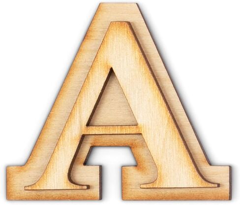 2 Pack Official Greek Wooden Letters for Crafts, Sigma - 2" Classic Font Double Layer Wooden Greek Letters - Precision Cut Natural Wood Letter for Sorority/Fraternity Paddles and DIY Projects in Kuwait