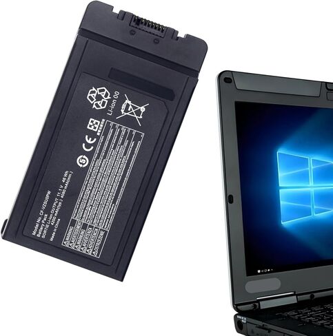 Bituli CF-VZSU0PW CF-VZSU0PR,Battery Replacement Pack for PANASONIC TOUGHBOOK CF54 CF-54 Mk1 Series 54 Gloved Multi Touch 54 Prime 11.1V 46Wh 4200mAh in Kuwait