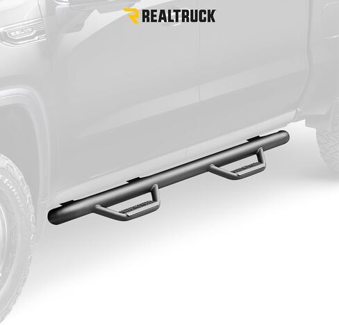خطوات N-Fab Nerf لـ FJ Cruiser | من العجلة إلى العجلة، فولاذ شديد التحمل، أسود مزخرف | T0654FJ | يناسب 2006-2018 Toyota FJ Cruiser SUV 4 أبواب، غاز SRW in Kuwait