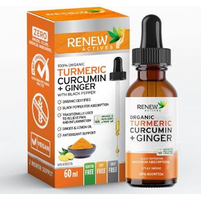 Renew Actives Turmeric Liquid Extract with Ginger & Lemon Oil