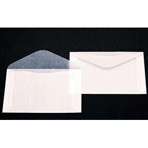Premium Glassine #4 Envelopes by JBM Glassine; Measures 4-7/8" x 3-1/4" - Pack of 100
