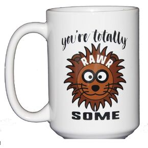 You are Awesome Coffee Mug Gifts - You ROCK - Turtle Totally the BEST - Rawrsome - Nobody Butter Than You (You Rock)