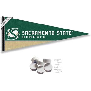 Sacramento State Hornets Pennant Flag and Wall Tack Mount Pads