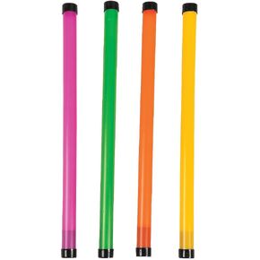 Fun Express Plastic Neon Groan Tubes - 12 Pieces