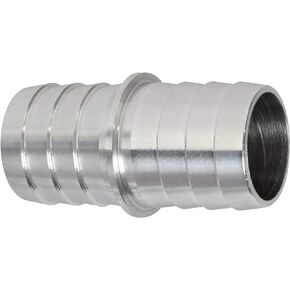 ICT Billet 1.0" to 1.0" Inch Hose Barb Splice Coupler Repair Fitting Adapter Connector Radiator Coolant Intercooler Heat Exchanger Fluid Designed & Manufactured in USA Bare Aluminum AN627-16A