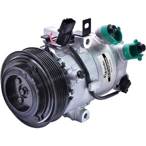 Mando 10A1536 AC Compressor with Clutch Original Equipment (Pre-filled Oil)