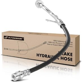 A-Premium Front Passenger Inner Brake Hydraulic Hose Compatible with Select Kia Models - Spectra 2004-2009, Spectra5 2005-2009 - Replace# 587402F000