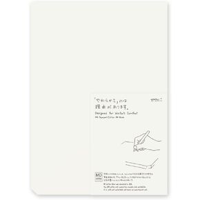 Midori 15238006 MD Paper Pad, Cotton, A4, Unruled