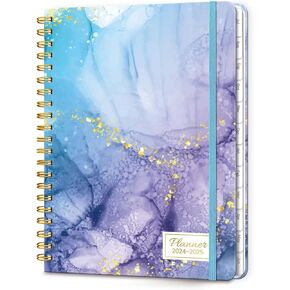 مخطط أسبوعي وشهري 2024-2025 للعام الدراسي، مخطط مدرسي يومي A5 مع علامات تبويب، مخطط جدول أعمال غلاف فني من يوليو 2024 إلى يونيو 2025، مخطط الطلاب 8.5 بوصة × 6.1 بوصة in Kuwait