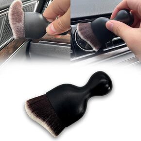 فرشاة تفاصيل داخلية للسيارة، فرشاة تنظيف غبار بشعيرات فائقة النعومة، فرشاة تنظيف السيارة، أداة تنظيف داخلية للسيارة لألواح التنظيف، فتحة تهوية، كمبيوتر، جلد (وردي) in Kuwait