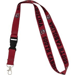 Desert Cactus University of South Carolina Lanyard Car Keys ID Badge Holder Keychain Detachable Breakaway Snap Buckle (Burgundy)