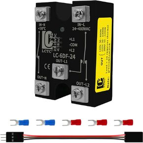 AC Motor Forward and Reverse Module 24V Control;No Contact;Quiet;No Sparks;Switching Speed is Faster;