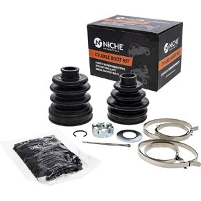 NICHE Front CV Axle Boot Kit For Suzuki 54930-19B21 54931-19B21 Eiger 400 ATV