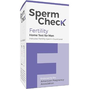 Spermcheck Fertility Home Test Kit for Men- Shows Normal or Low Sperm Count- Easy to Read Results-Convenient, Accurate, Private