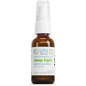 DAVINCI Labs Sleep Tight - Kids Melatonin Supplement to Support Restful Sleep and Focus* - with 3mg Melatonin - Citrus Flavor - 30ml, 75 Servings