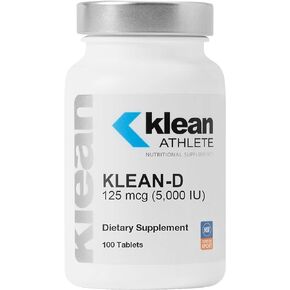 Klean ATHLETE Klean-D | 5000 IU of Vitamin D3 to Support Immune Health, Muscle Recovery, Calcium Absorption, and Bone Strength | NSF Certified for Sport | 100 Tablets