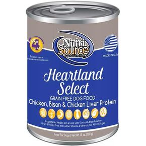 Tuffys 131003 Nutrisource طعام الكلاب المعلب الخالي من الحبوب، علبة مكونة من 12 (13 أونصة) in Kuwait